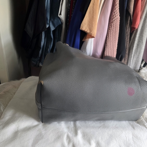 Cuyana Slate Blue Leather Bag - Picture 11 of 12